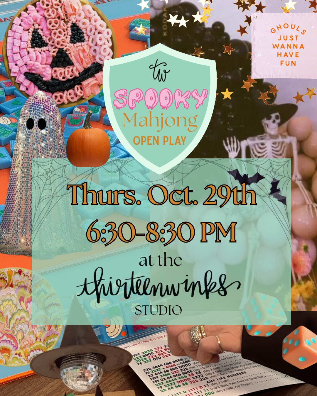 10/29 Mahjong Spooky Event!