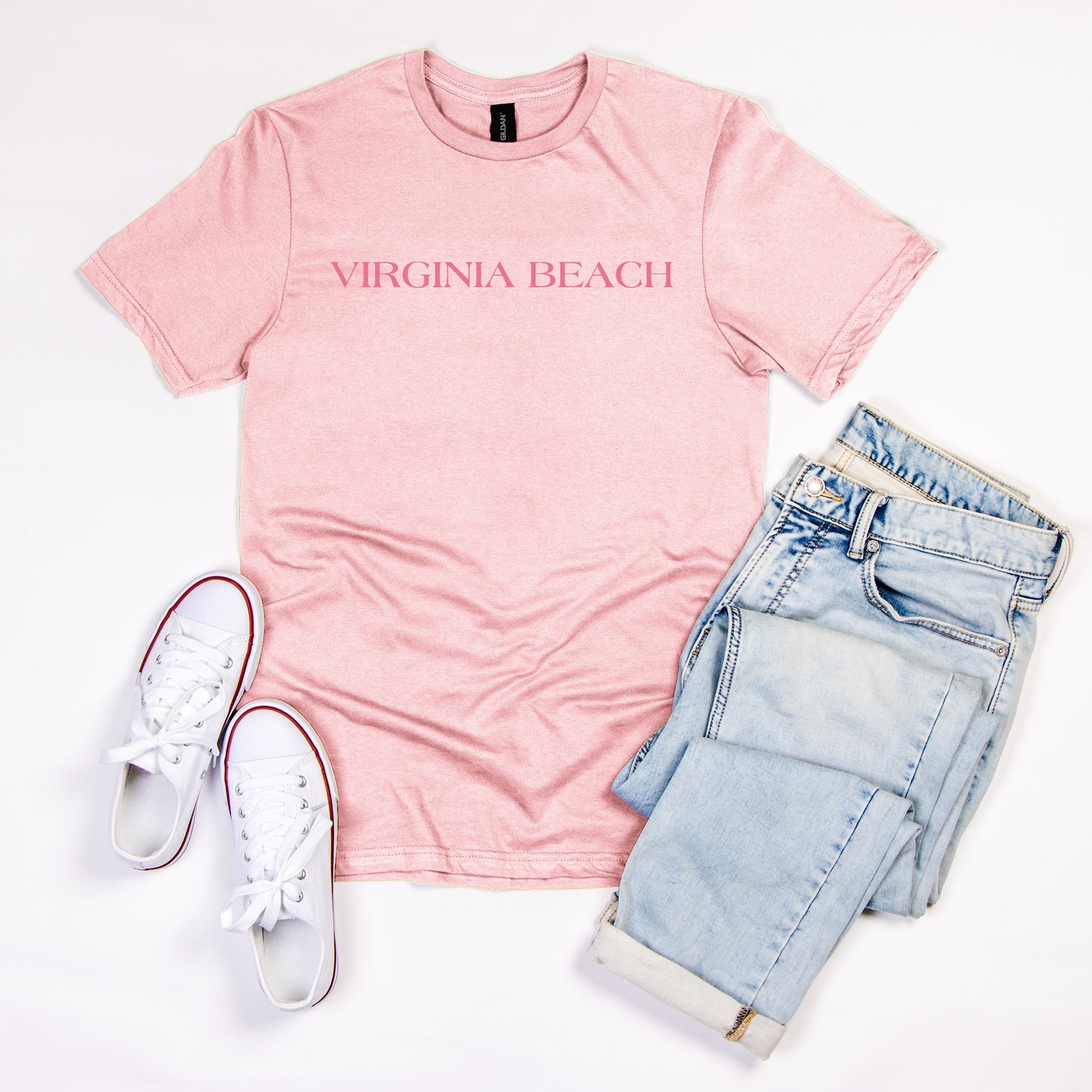 Virginia Beach Skyline T-shirt Design