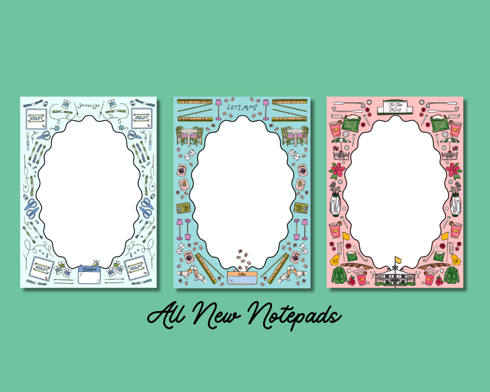 Needlepoint - Stitch List - Notepad