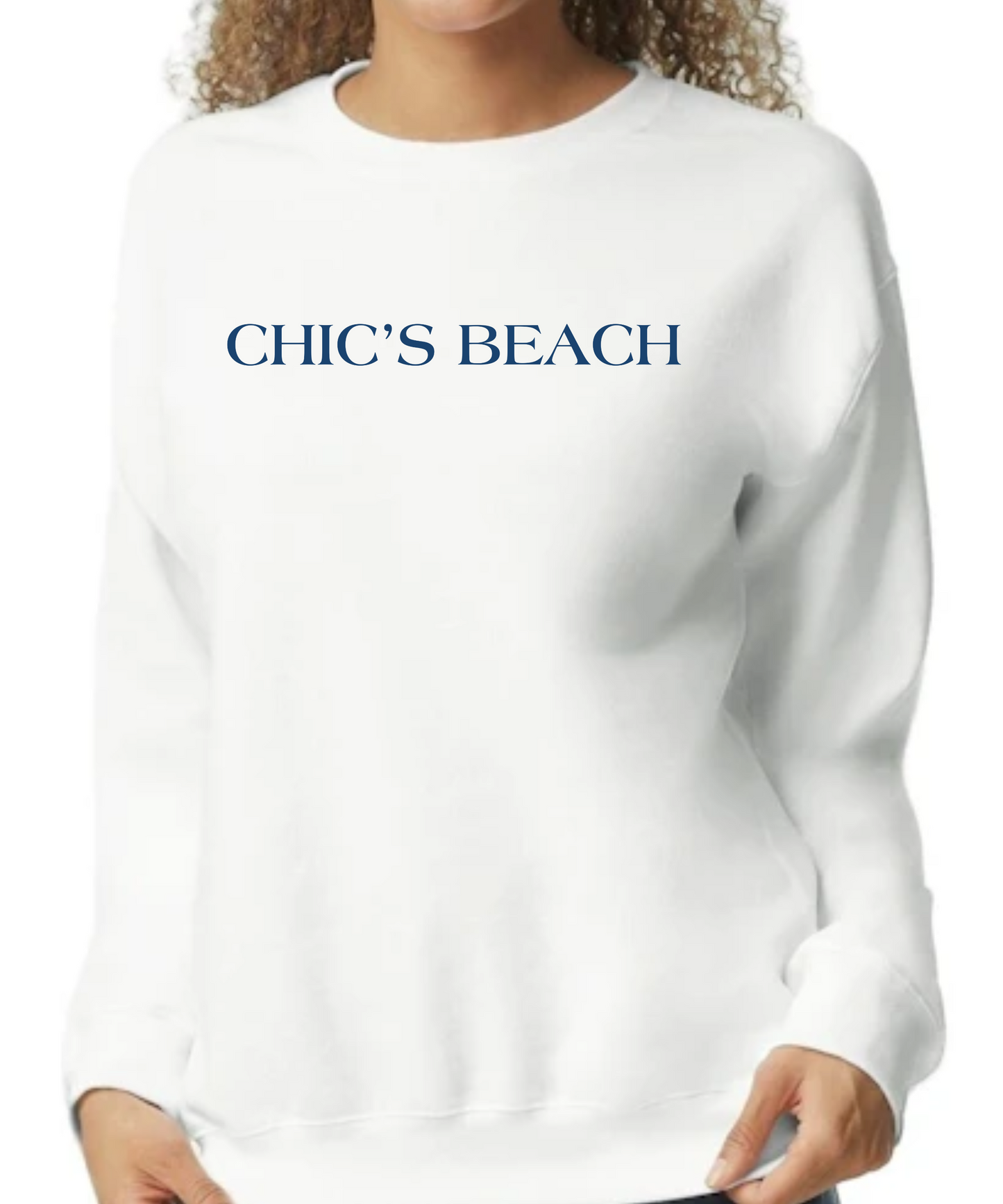 Chic's Beach Skyline Crewneck Sweatshirt