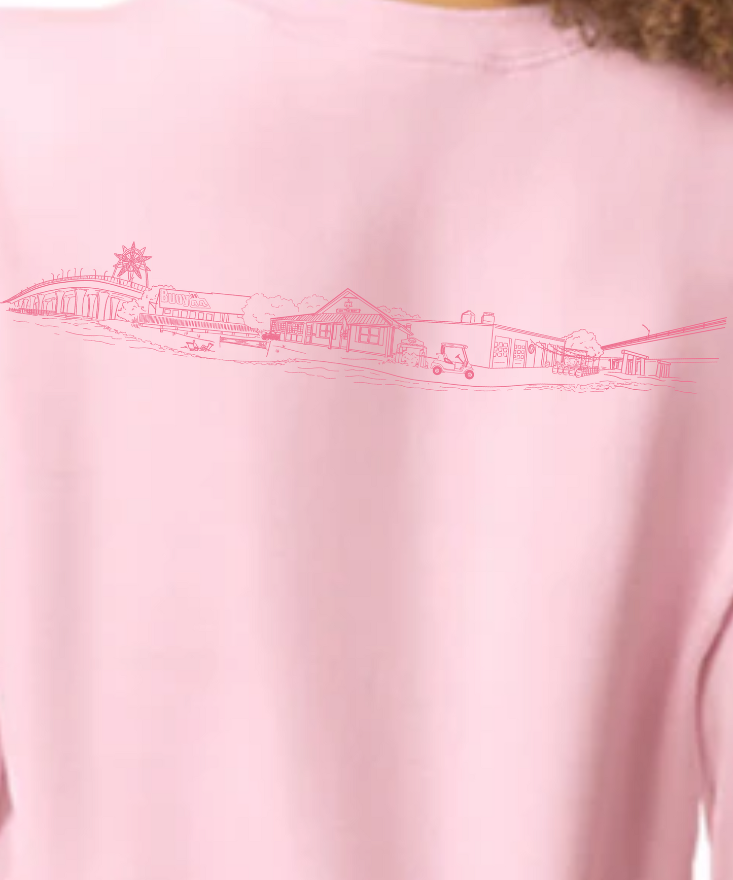 Chic's Beach Skyline Crewneck Sweatshirt