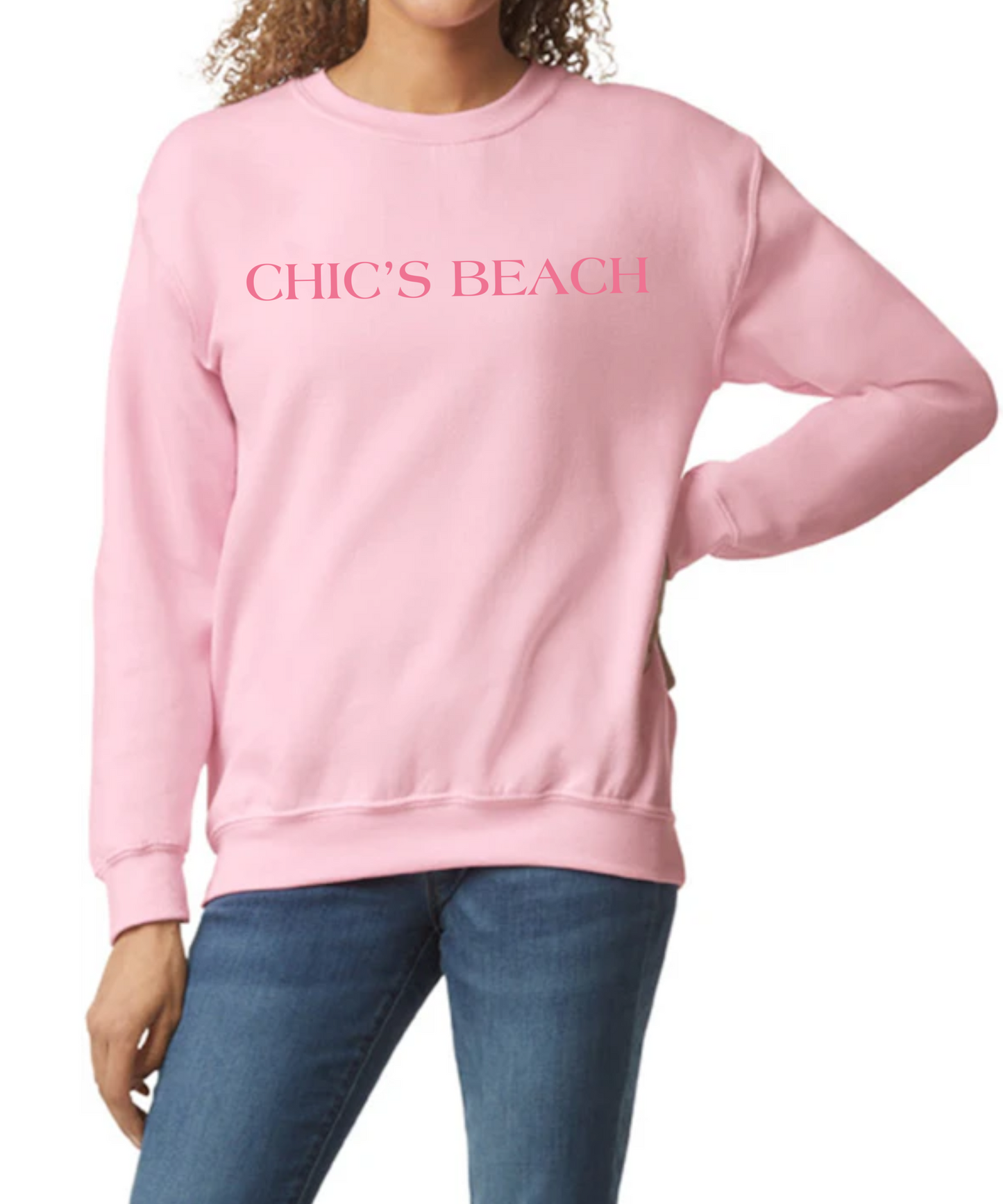 Chic's Beach Skyline Crewneck Sweatshirt