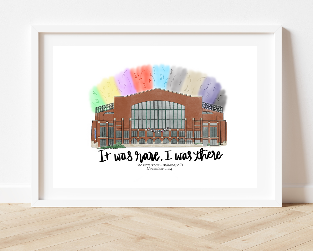 INDY Eras Tour 8x10 Art Print