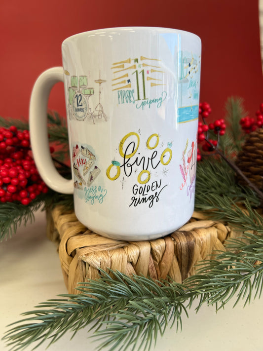 12 days of Christmas - Mug Deluxe 15 oz.