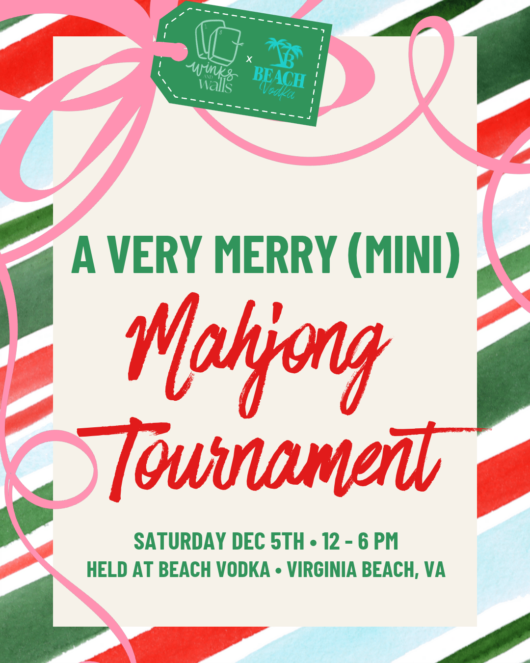 Very Merry (Mini) Mahjong Tournament