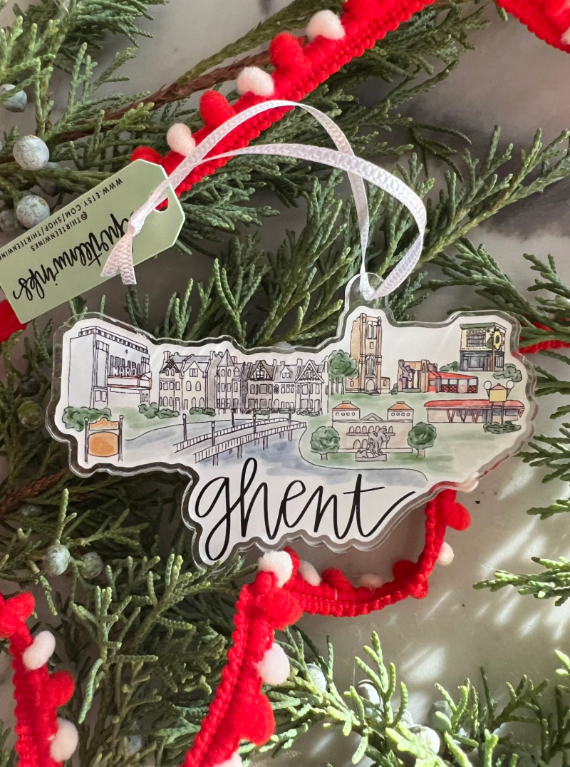 Ghent Norfolk,VA acrylic ornament