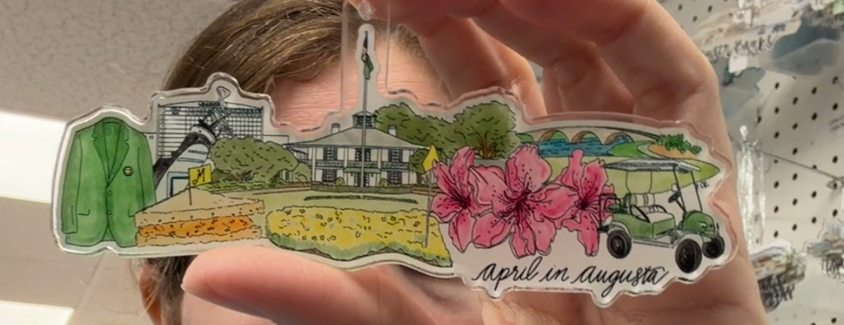 April in Augusta - Masters Themed Acrylic Ornament