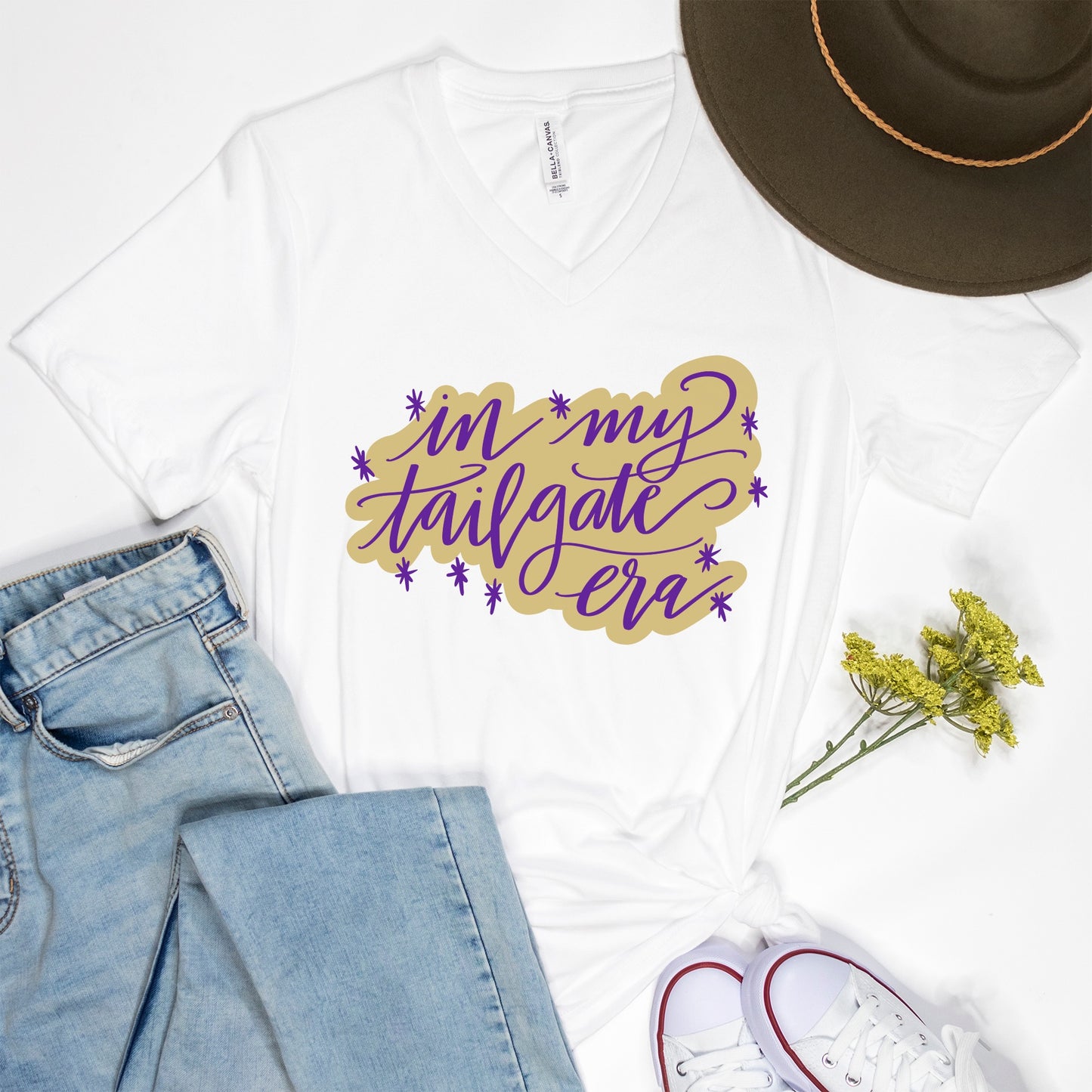 In my Tailgate Era - JMU Gold and Purple Gameday Shirt