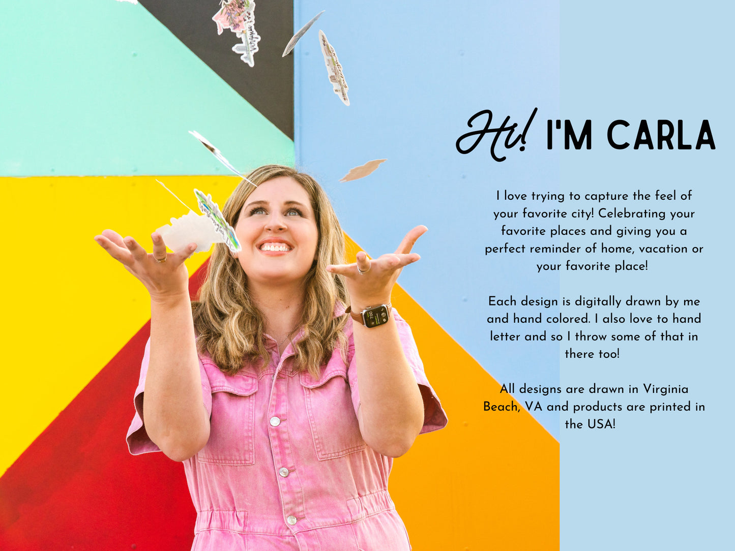 Fairhope, Alabama Skyline Notecard set (6)