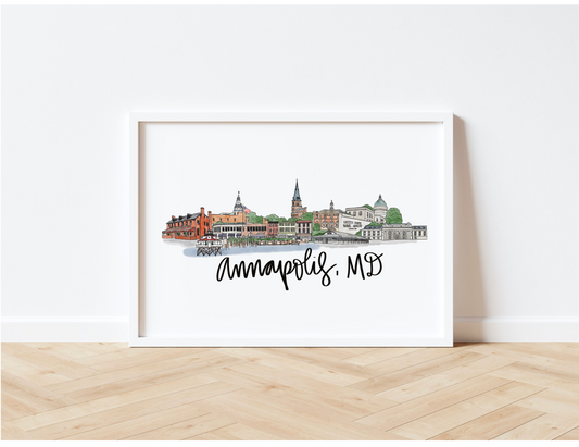 Annapolis, MD Skyline Print