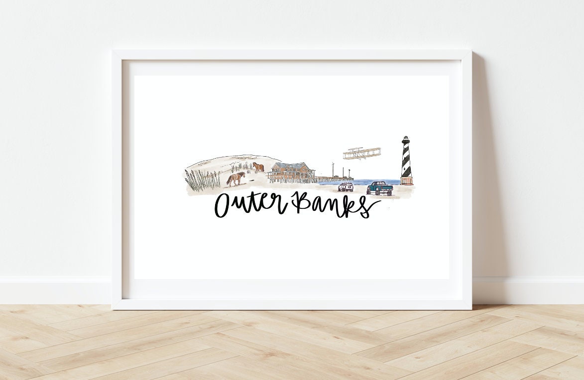Outer Banks Skyline Print