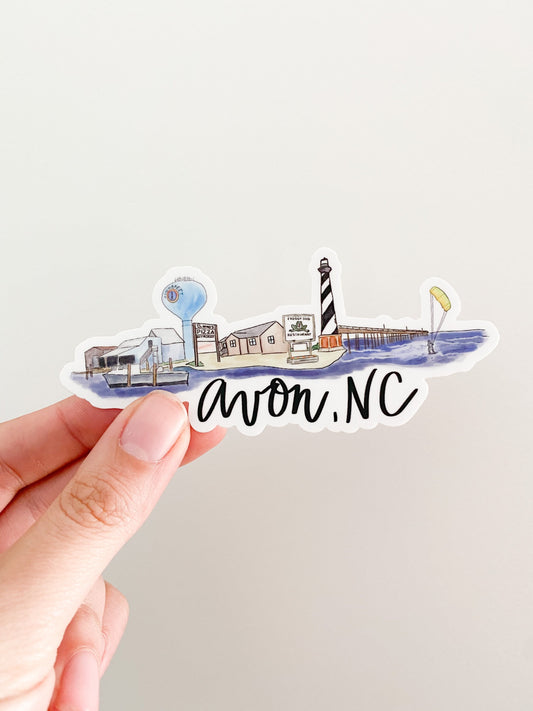 Avon NC Skyline sticker