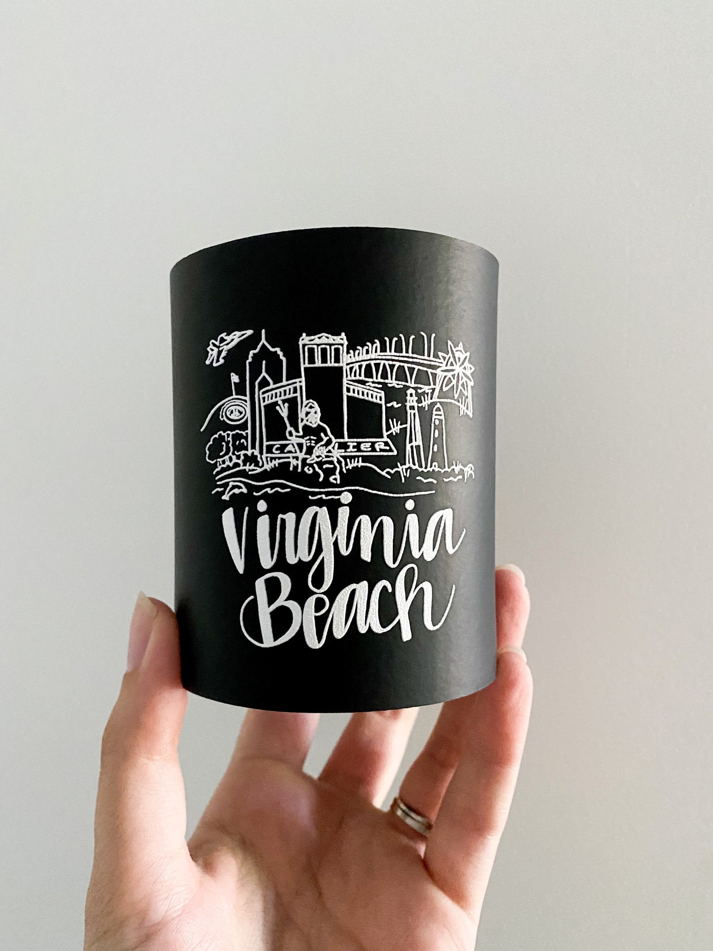 Virginia Beach foam koozie