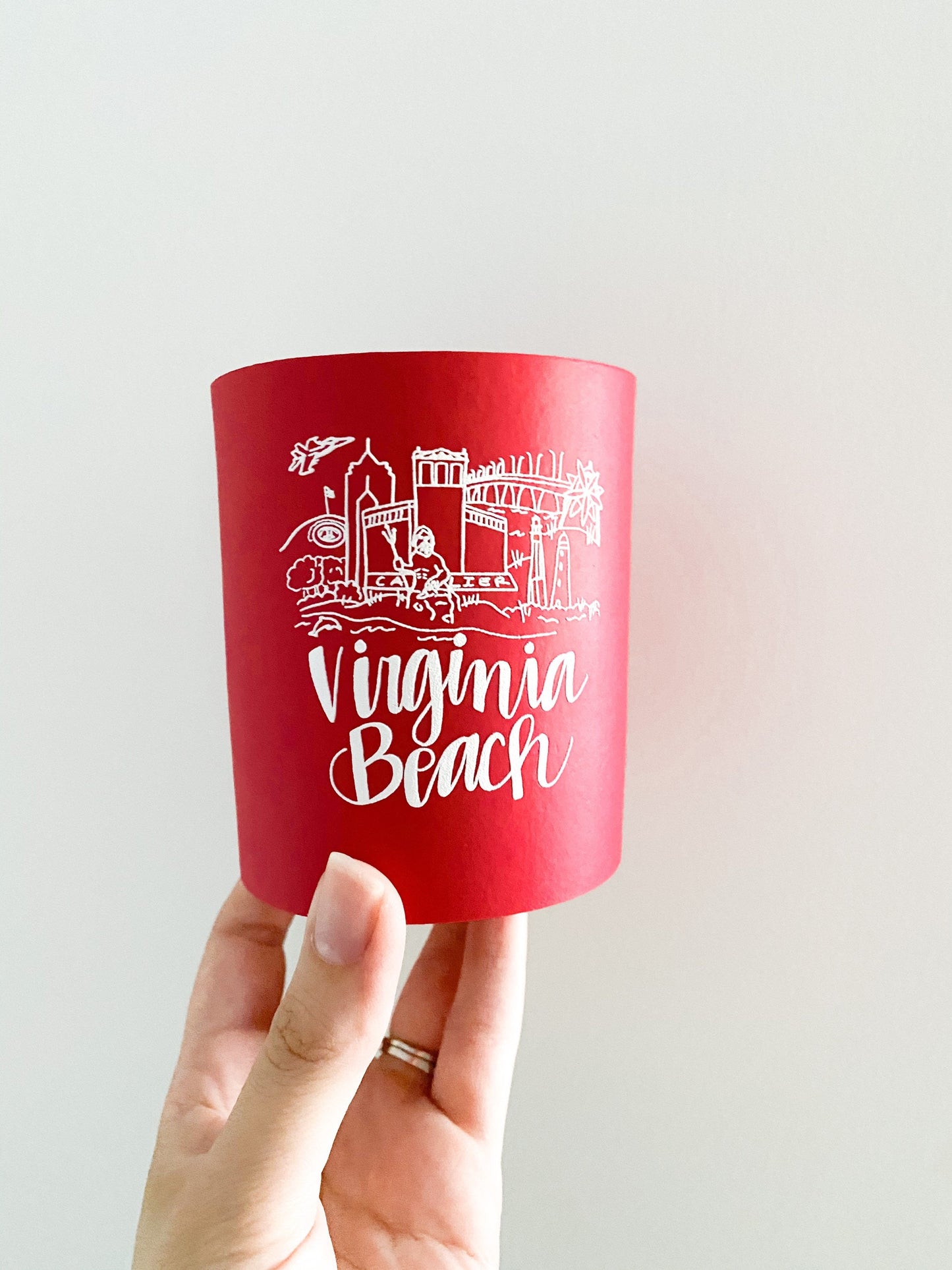 Virginia Beach foam koozie