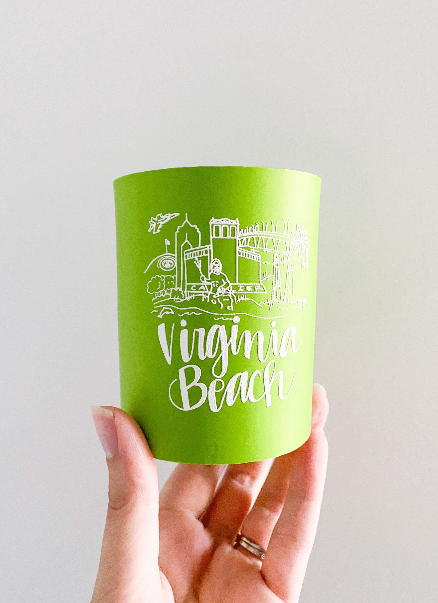 Virginia Beach foam koozie