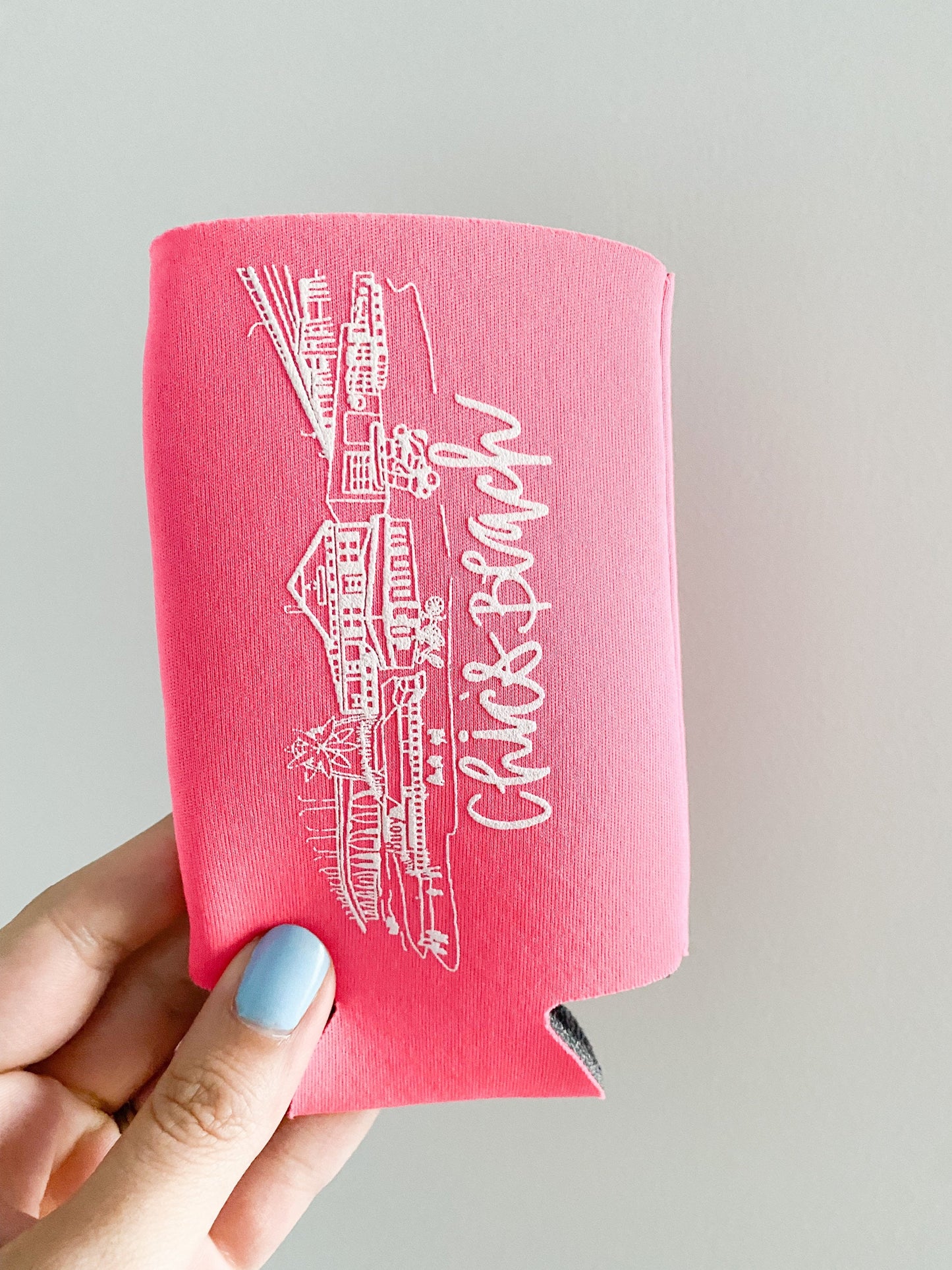 Chic’s Beach slim can Koozie