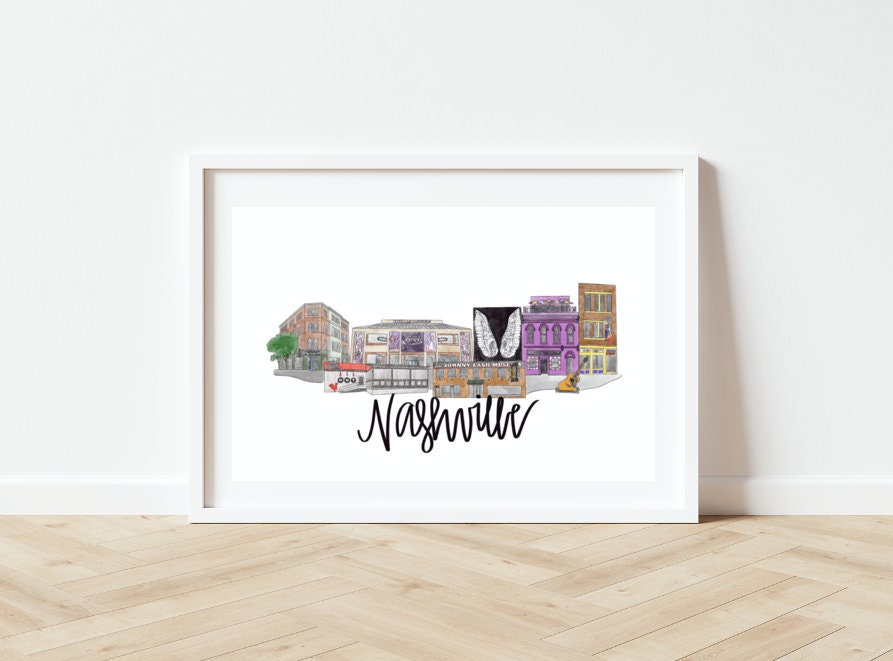 Nashville Skyline Print