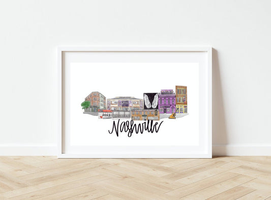 Nashville Skyline Print