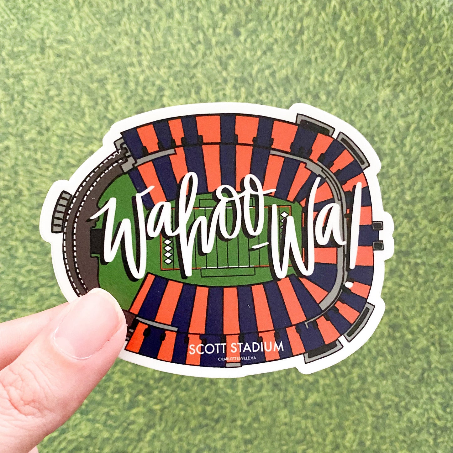 Charlottesville Virginia Stadium sticker