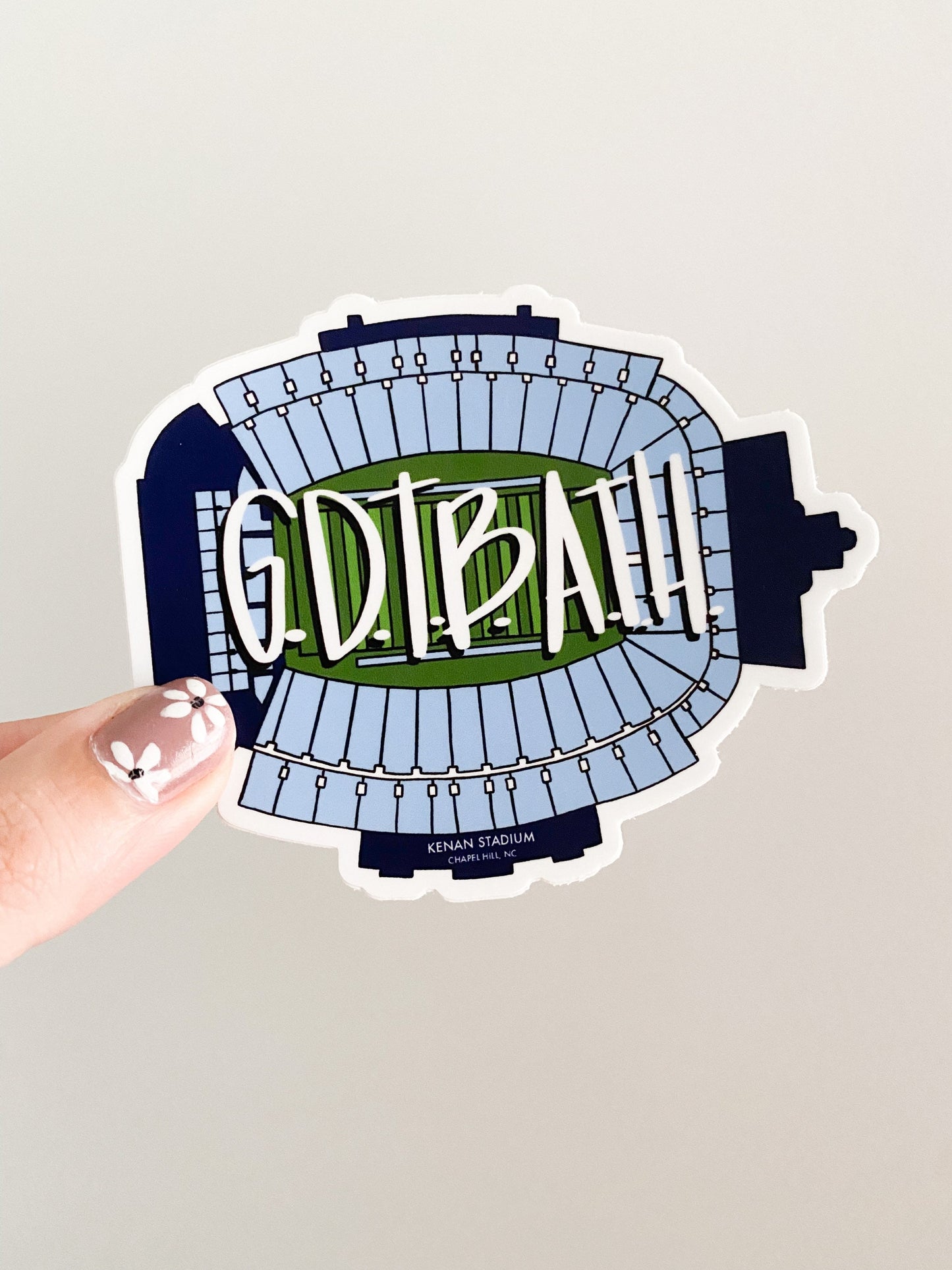 Chapel Hill NC Stadium sticker