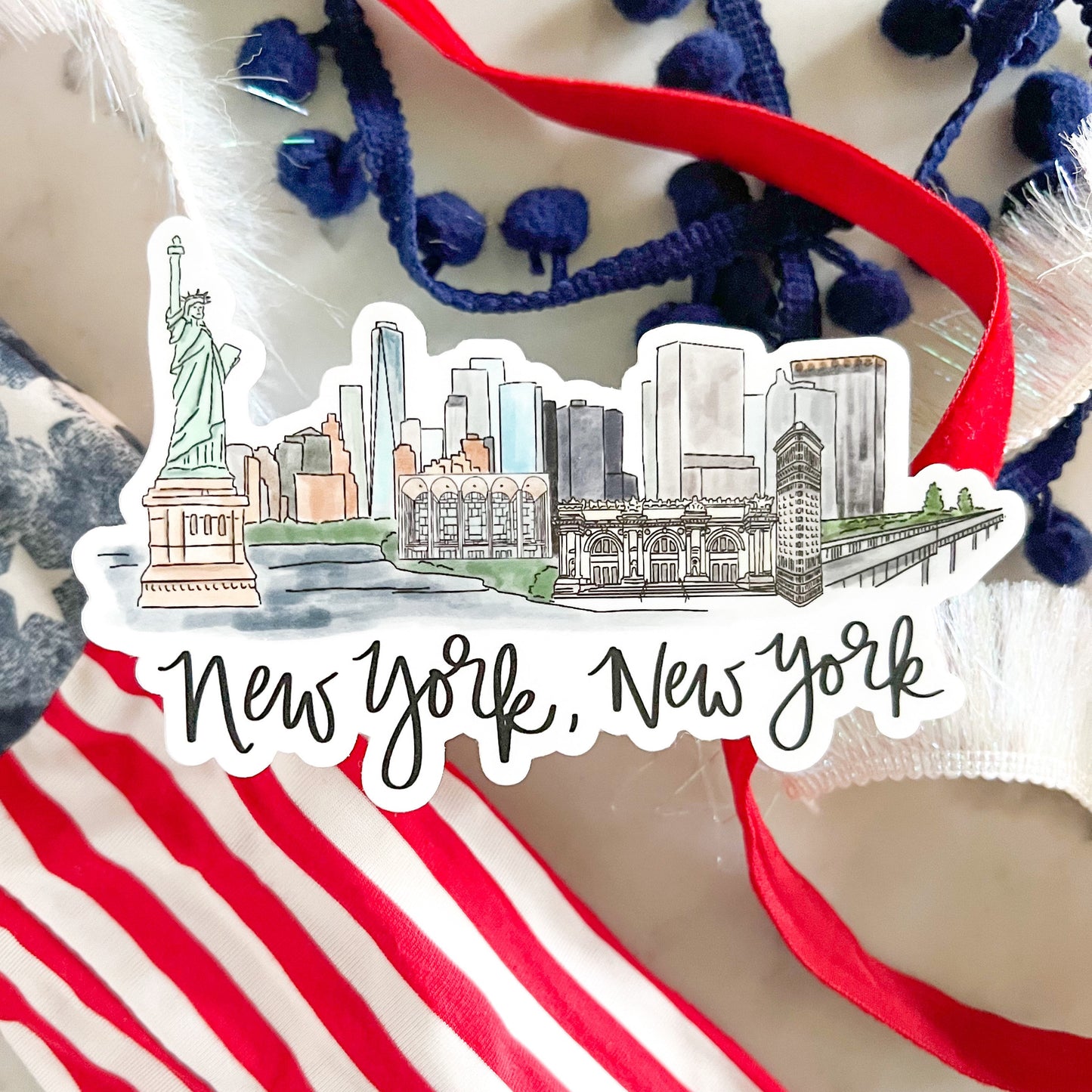 New York City (New York) Skyline/landmark sticker