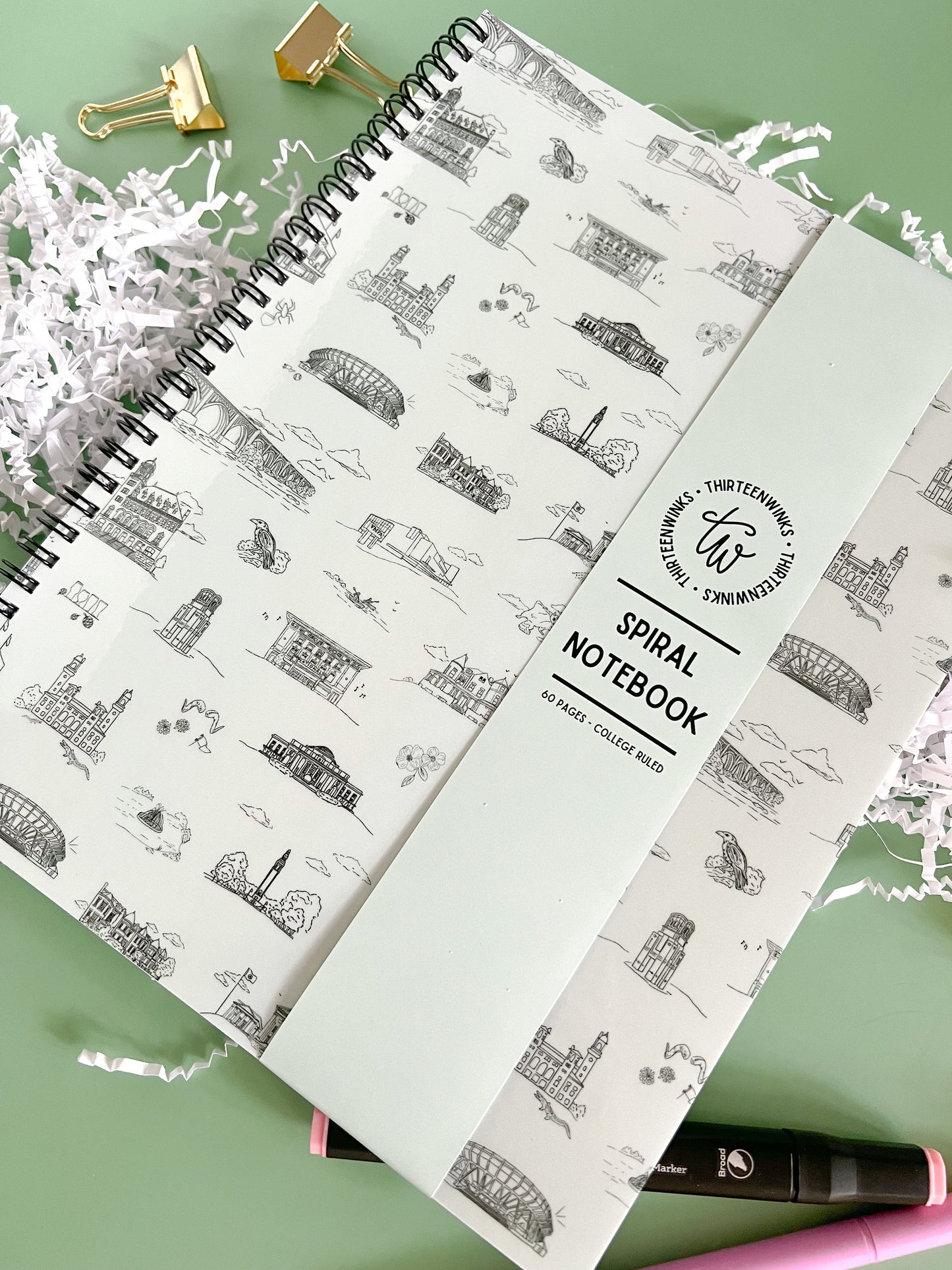 Richmond Toile Notebook - RVA - VCU - Virginia