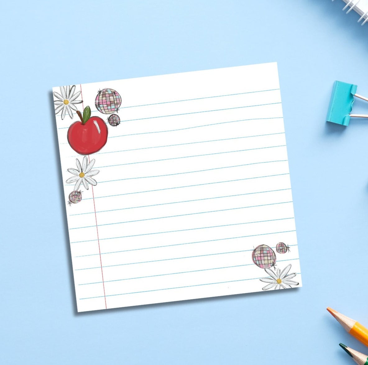 Teacher Era disco post it notes - Boho classroom post it notes