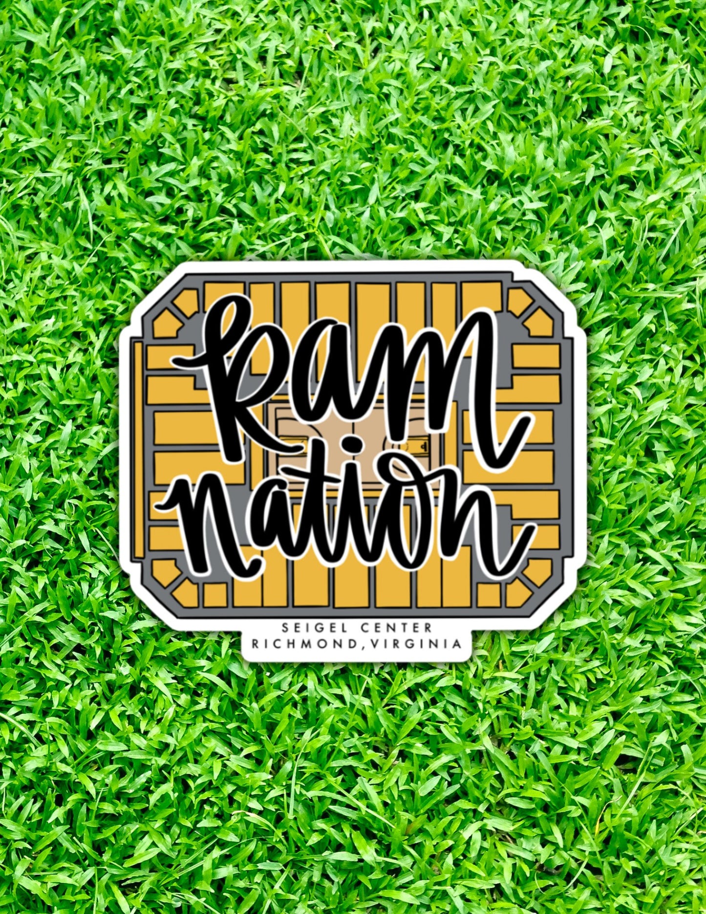 Siegel Center Stadium Basketball sticker