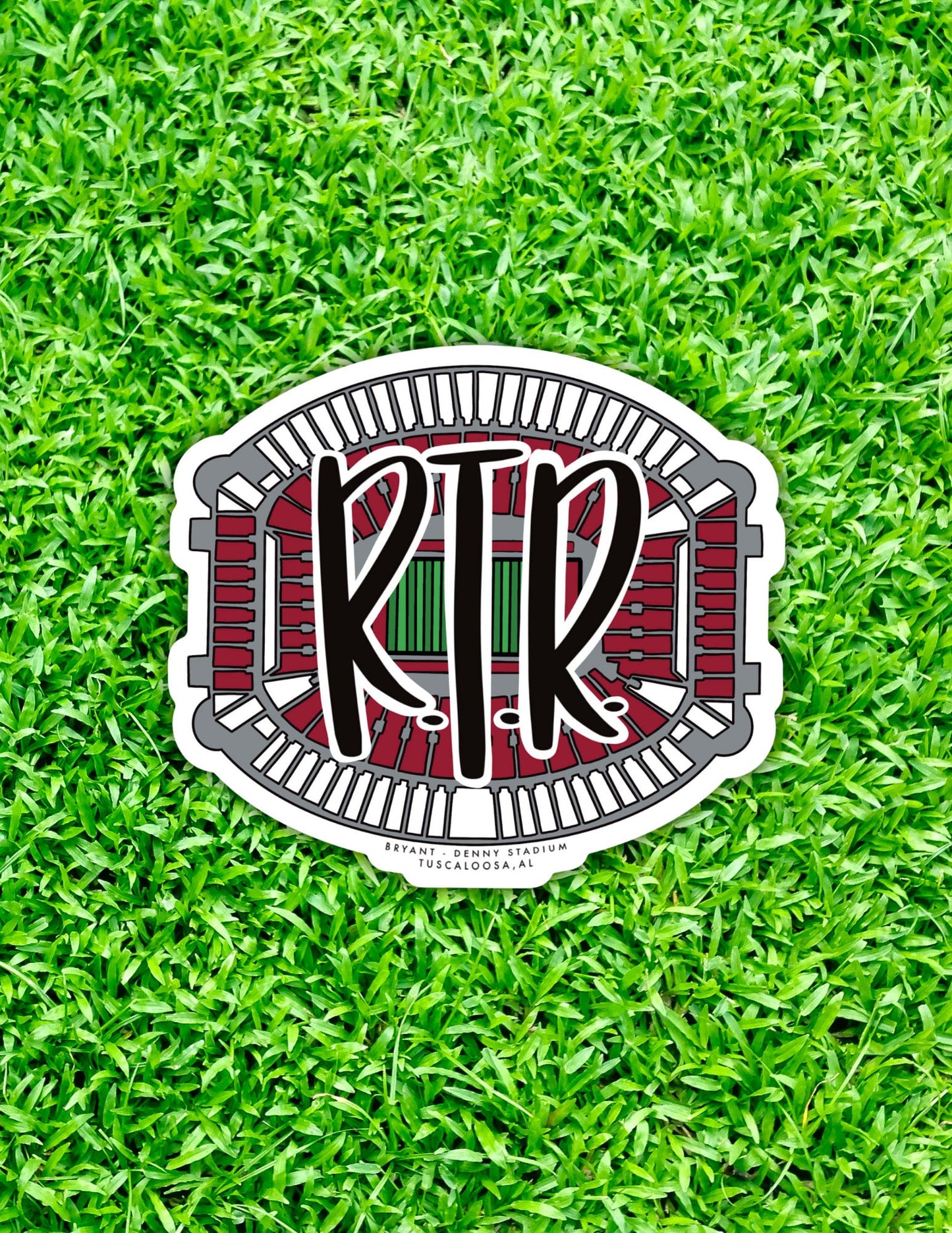 Tuscaloosa, Alabama Stadium football sticker