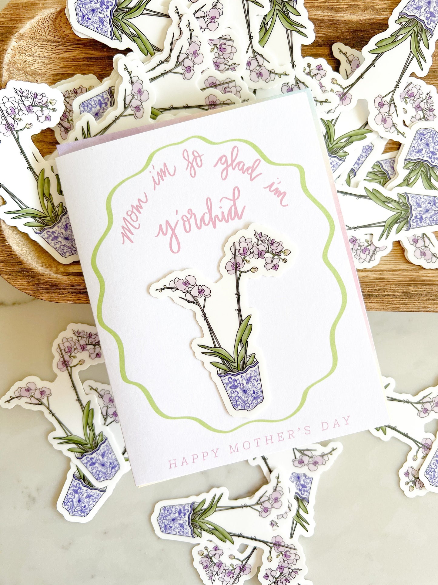 Mother's Day Card with removable sticker!!