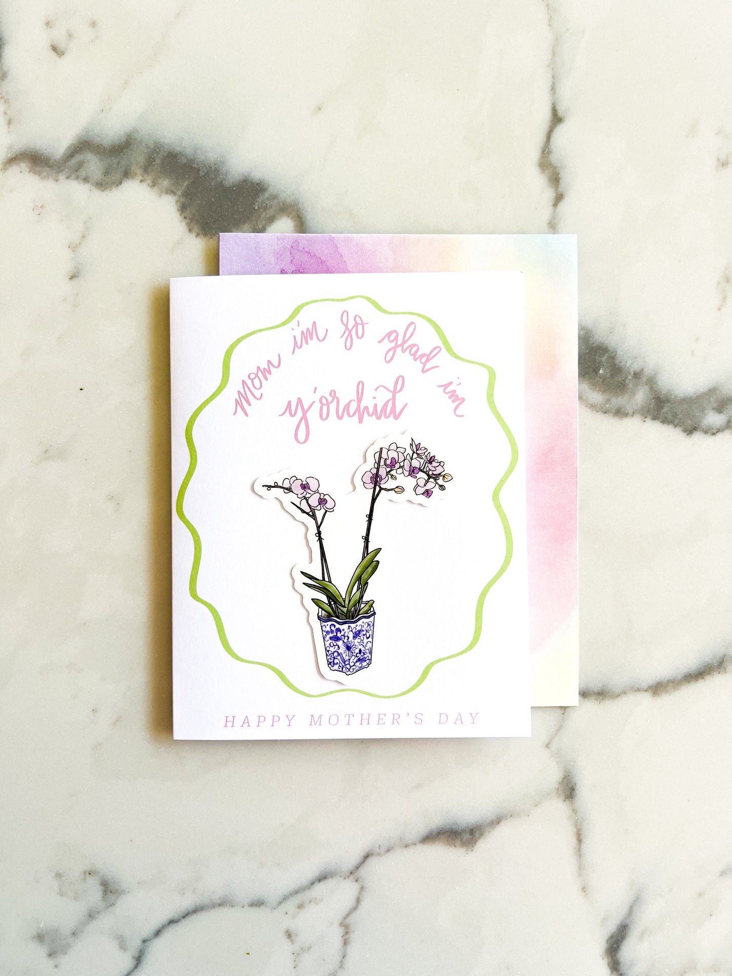 Mother's Day Card with removable sticker!!
