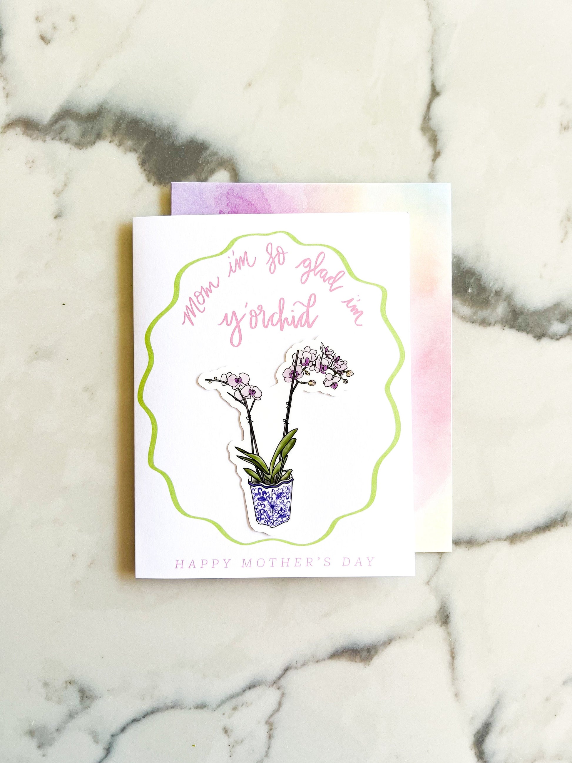 Mother's Day Card with removable sticker!!