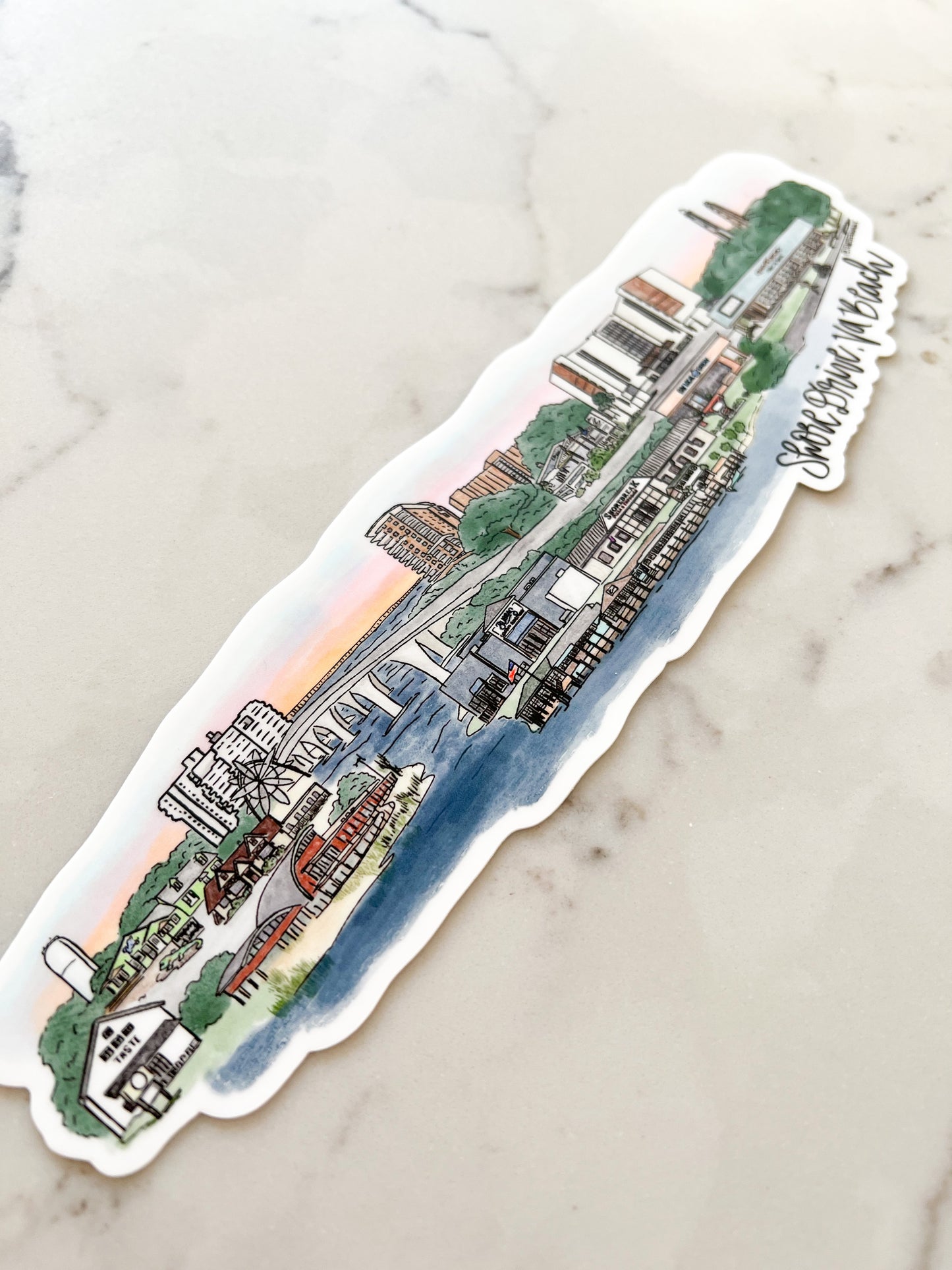 Shore Dive Bumper Sticker