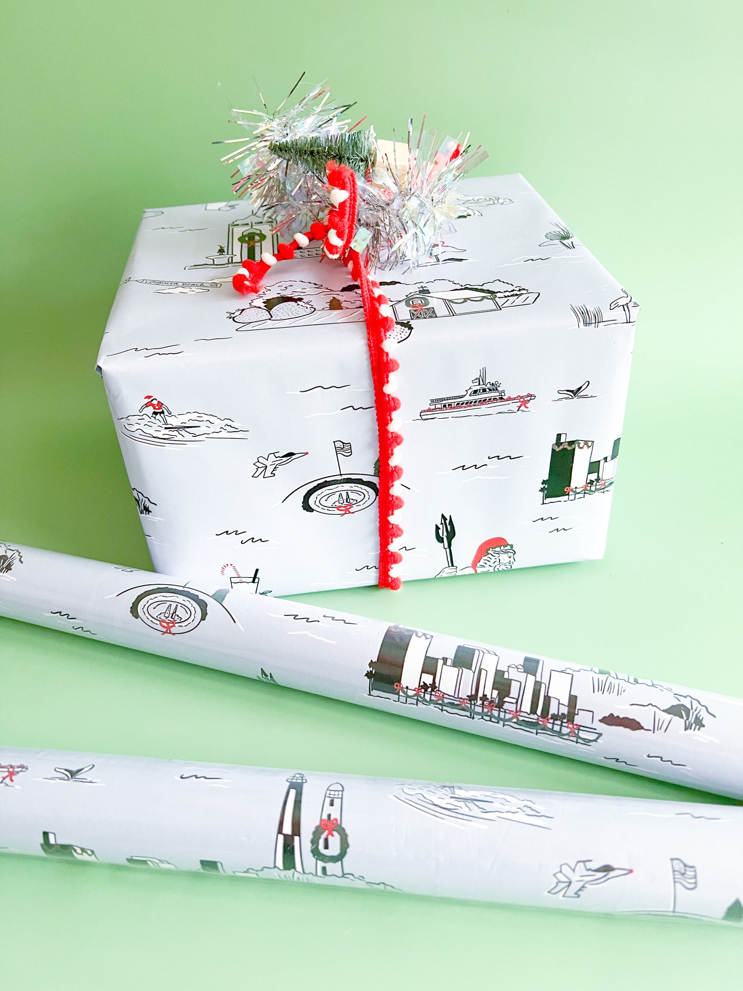 VB Christmas Wrapping paper
