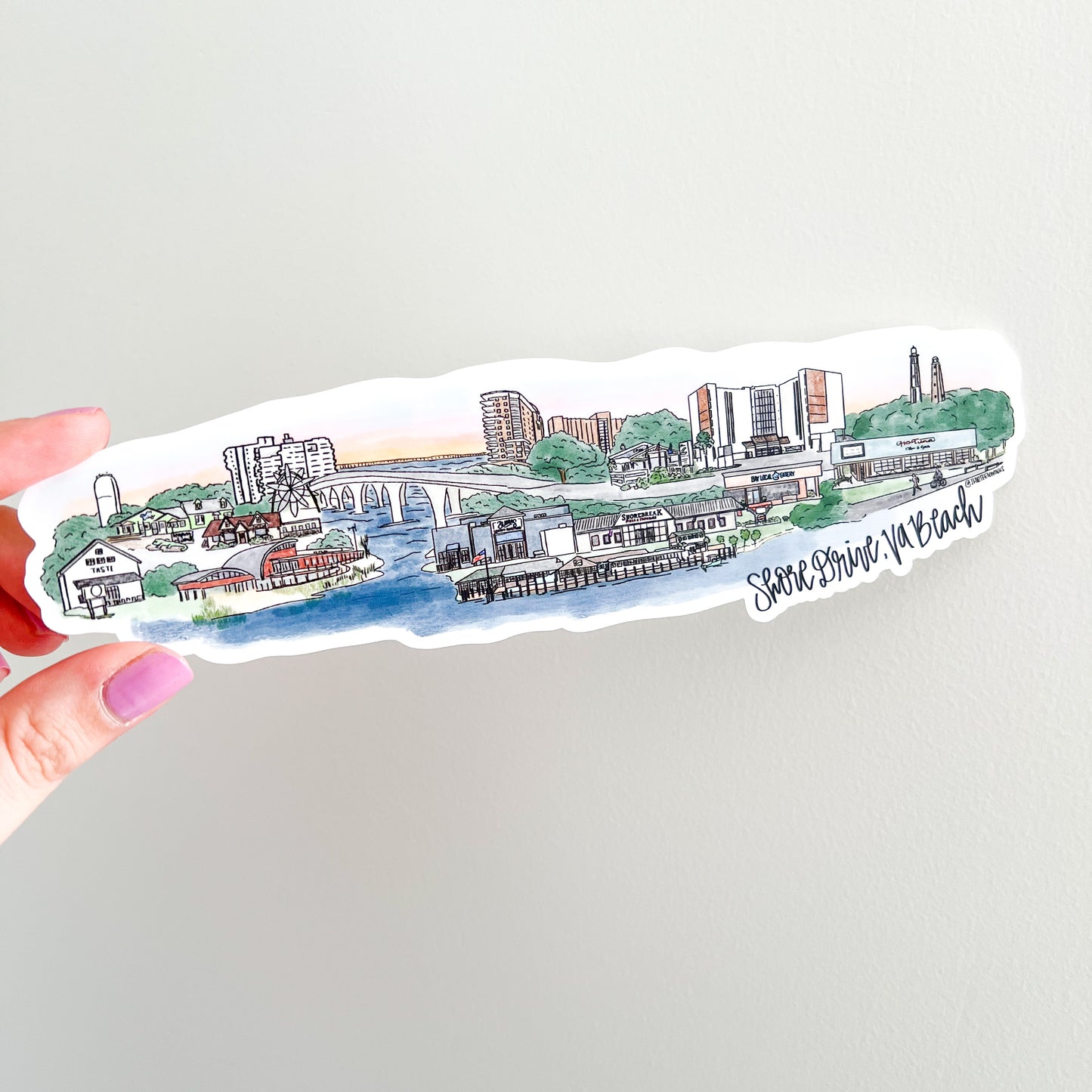 Shore Dive Bumper Sticker