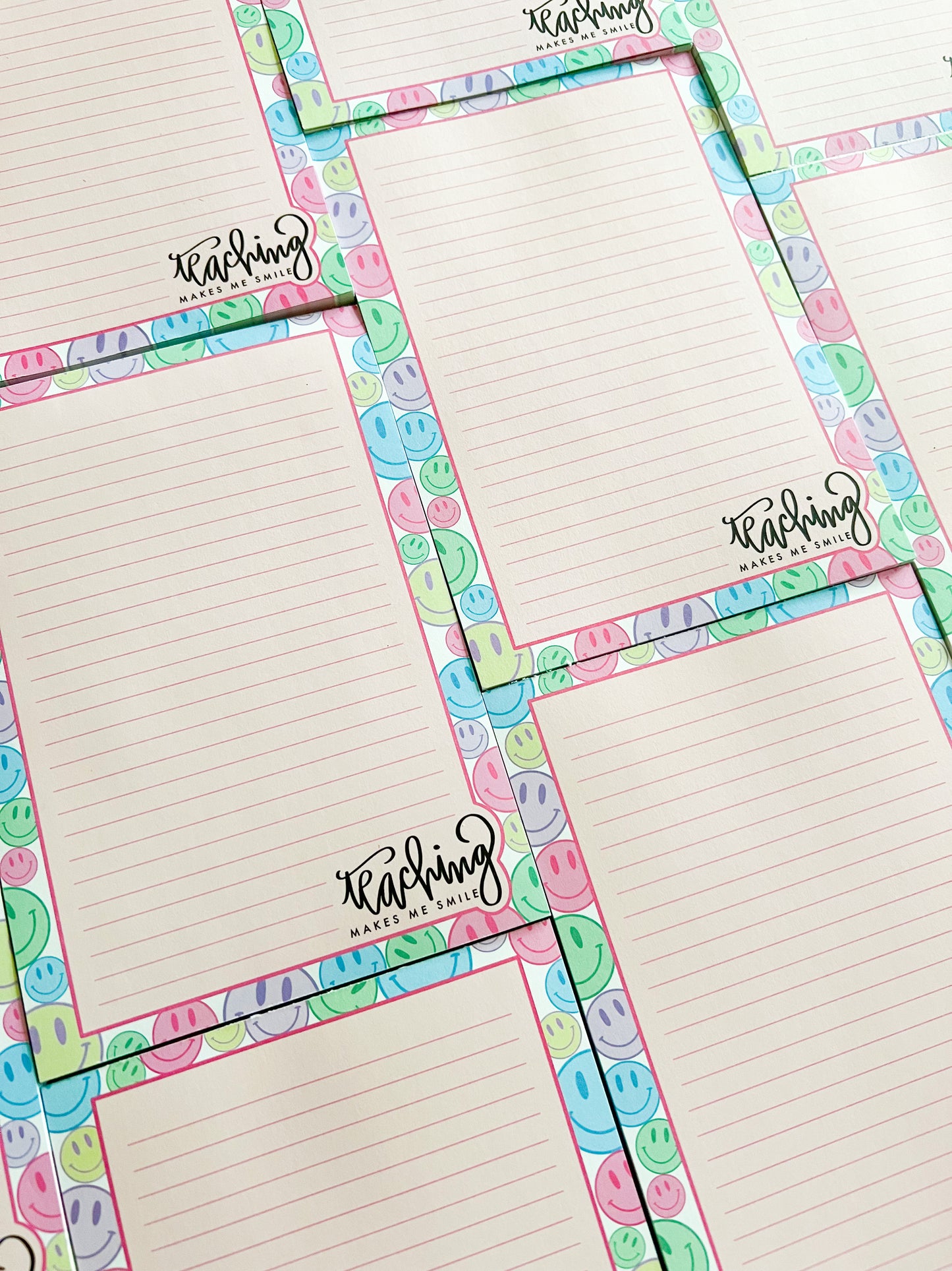 Teaching makes me smile notepad