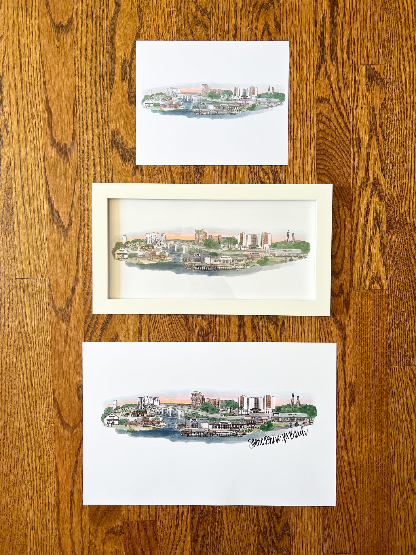 Shore Drive Skyline Print