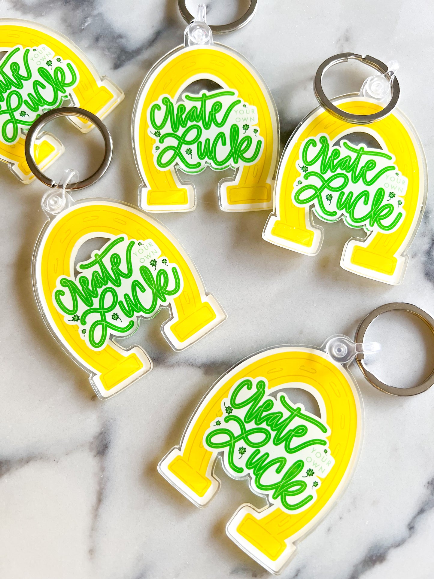 Create your own luck keychain
