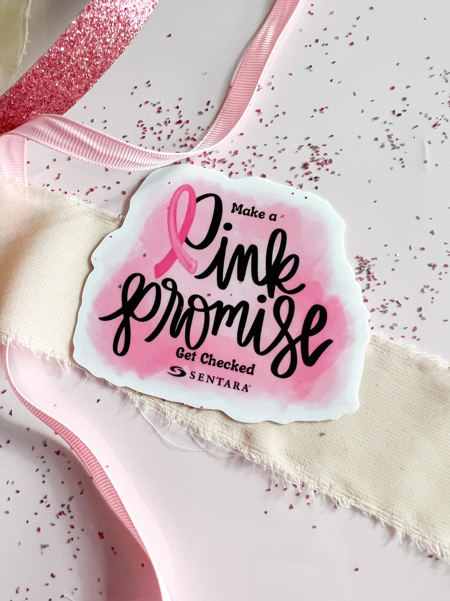 Pink Promise Cloud Sticker