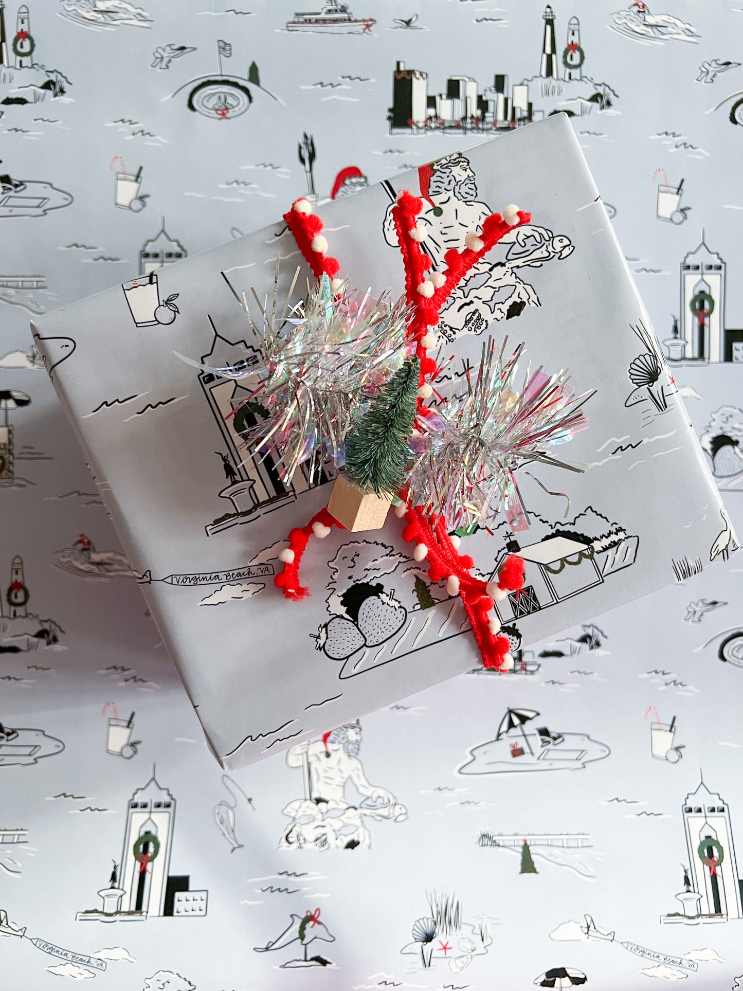 VB Christmas Wrapping paper