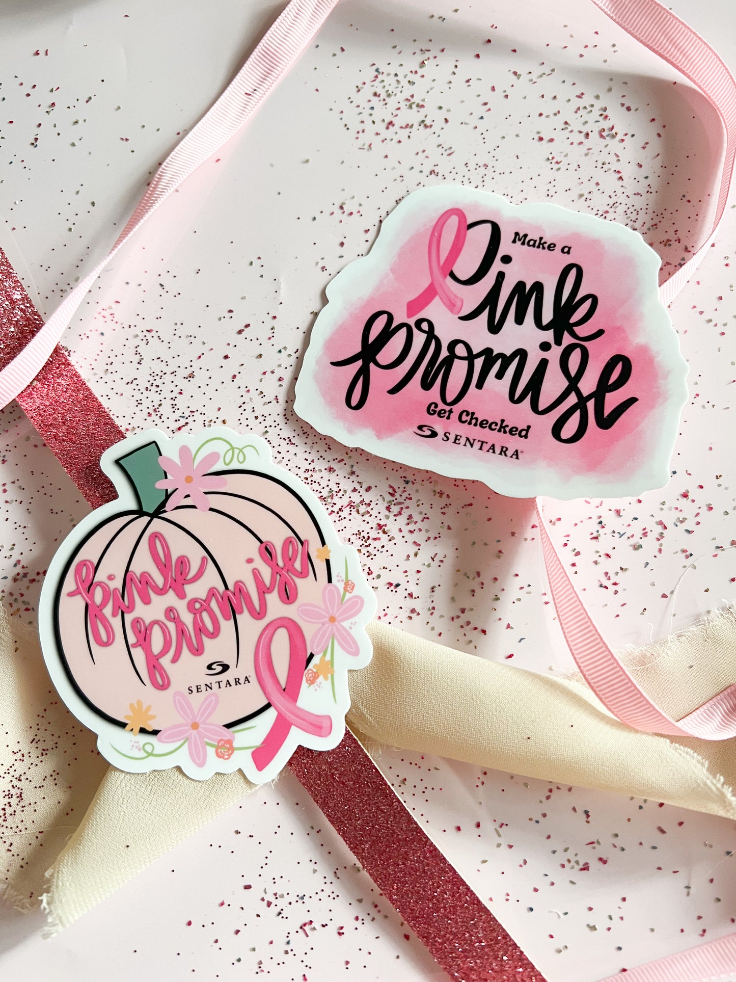 Pink Promise Pumpkin Sticker