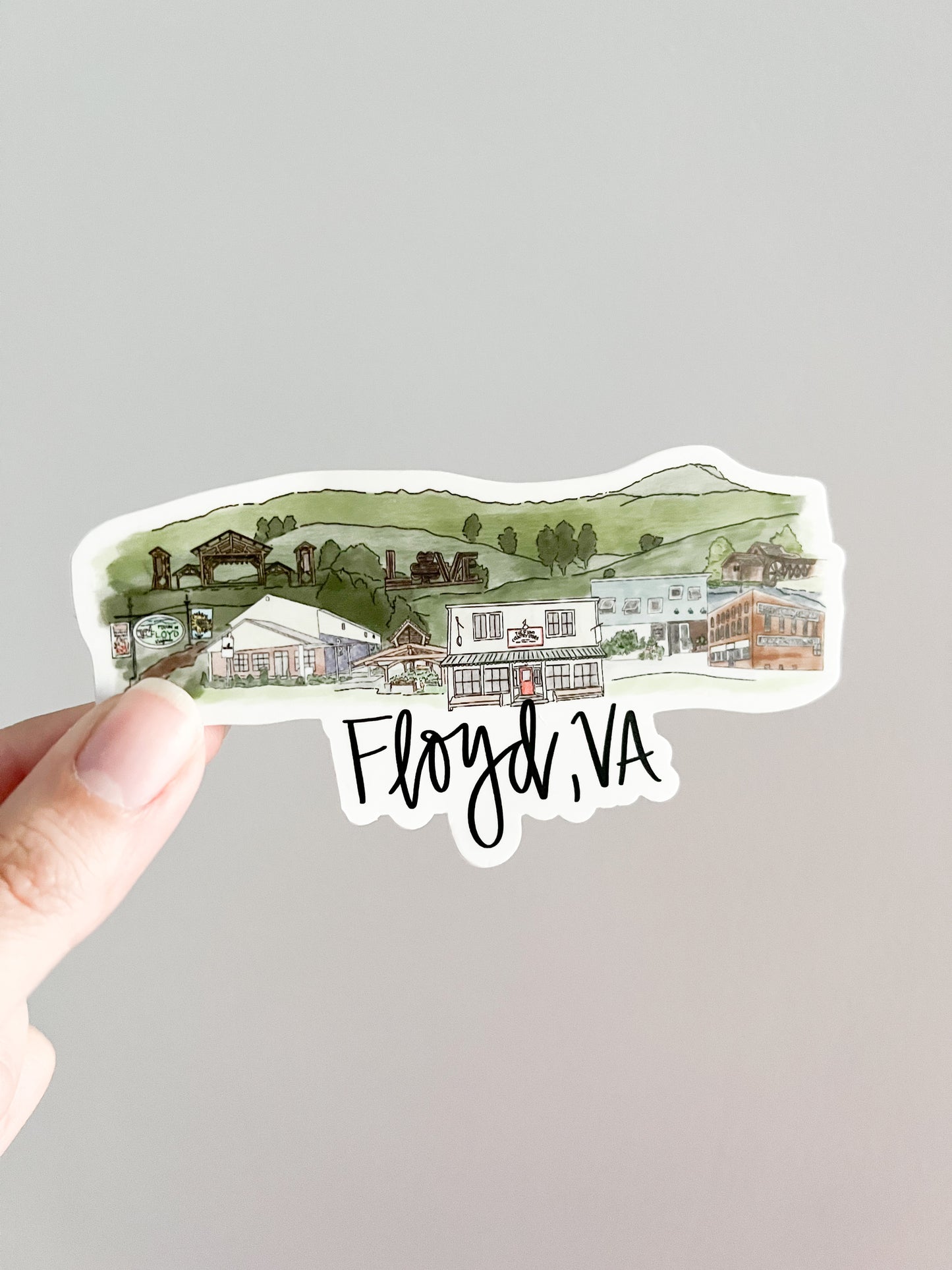 Floyd ,VA Skyline sticker