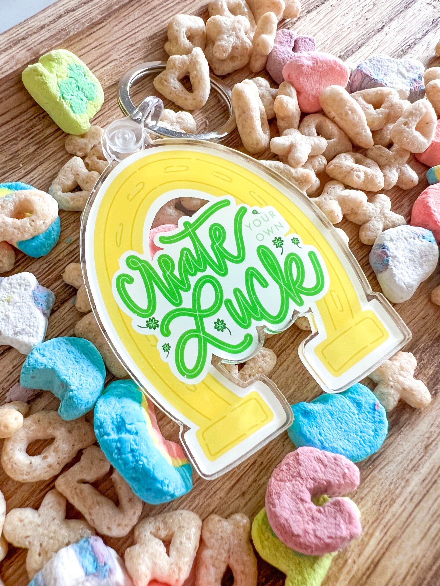 Create your own luck keychain