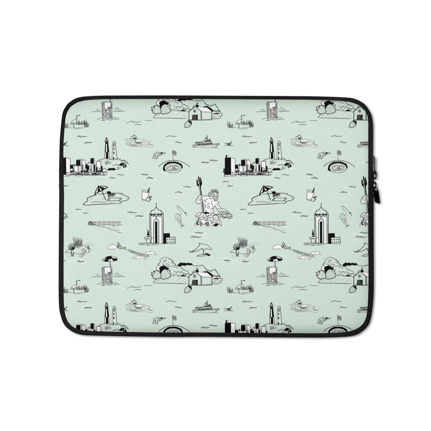 Mint VB Toile Laptop Sleeve