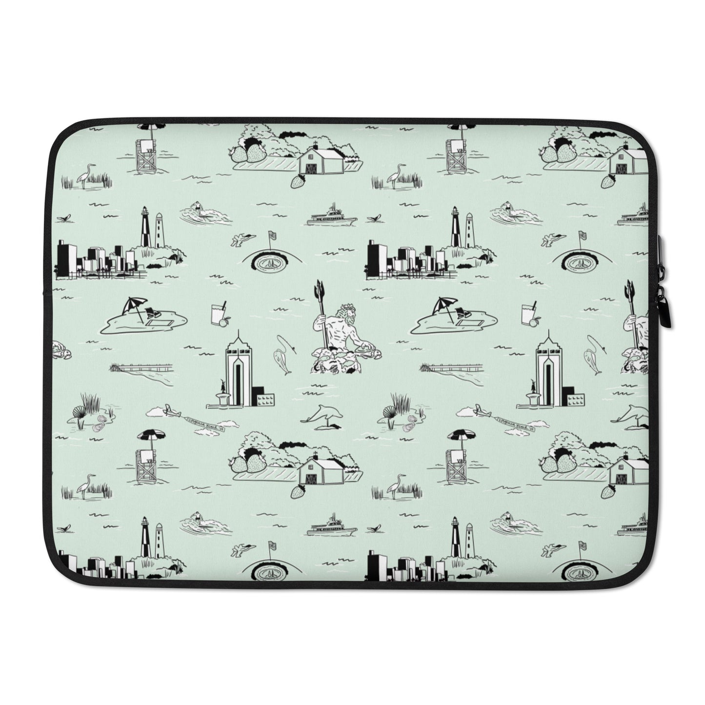 Mint VB Toile Laptop Sleeve