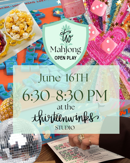 06/16 Mahjong Open Play - EVENING!