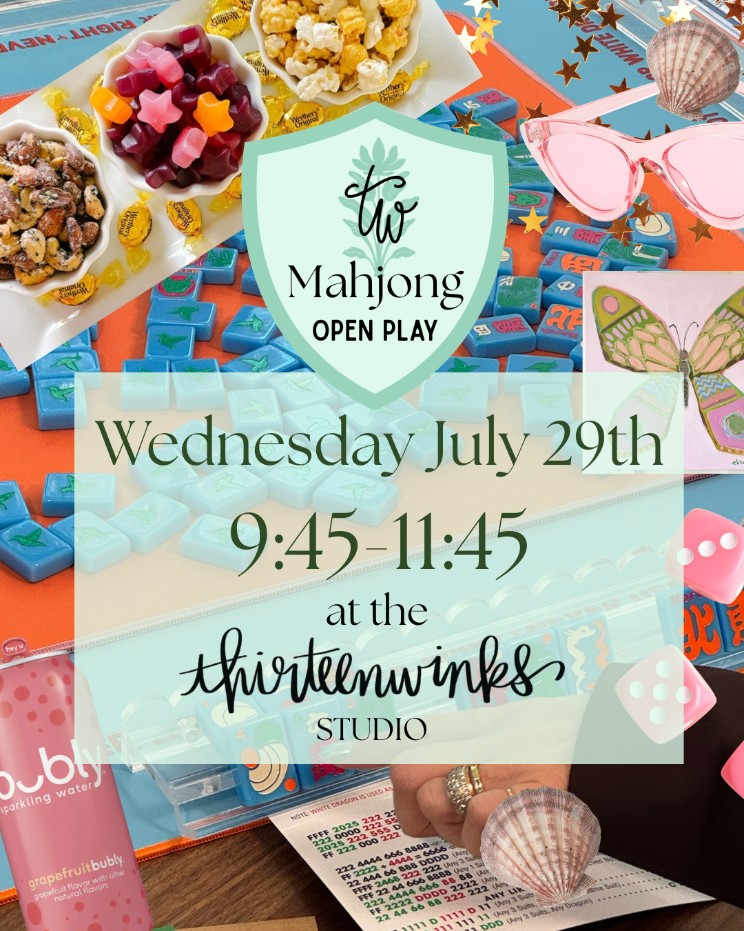 7/29 Mahjong Open Play