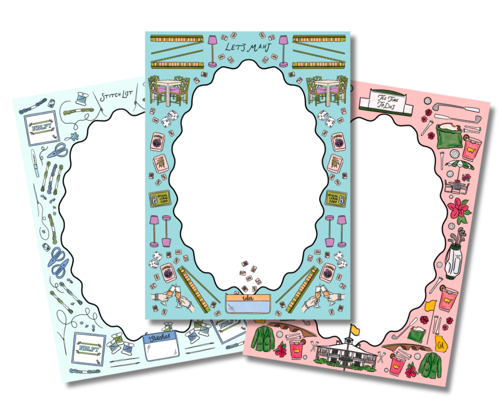 Needlepoint - Stitch List - Notepad