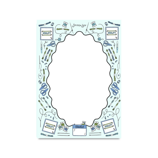 Needlepoint - Stitch List - Notepad