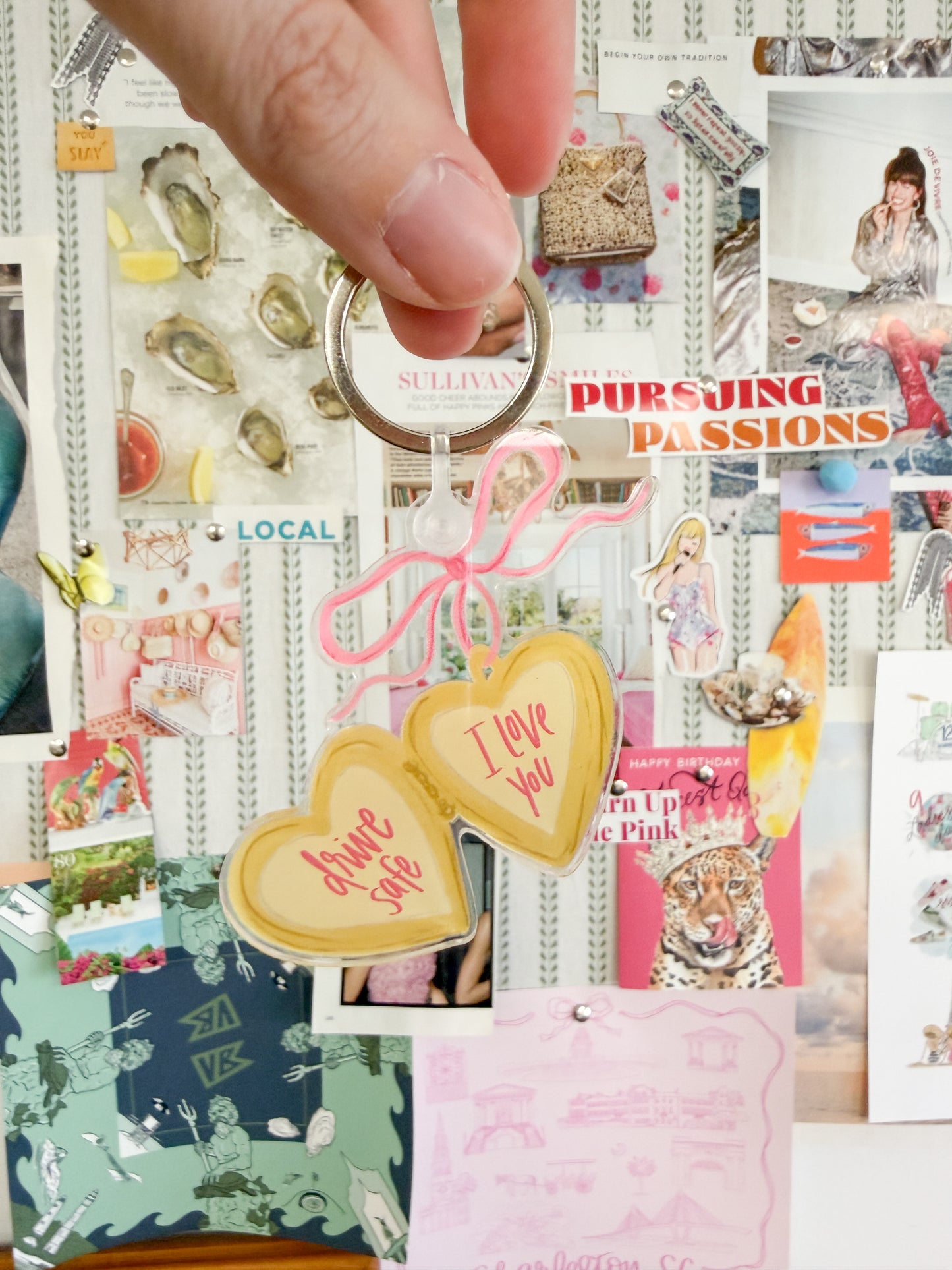 Drive Safe - Love you Locket keychain